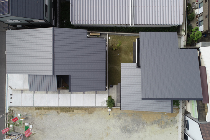 旗竿地の建売住宅