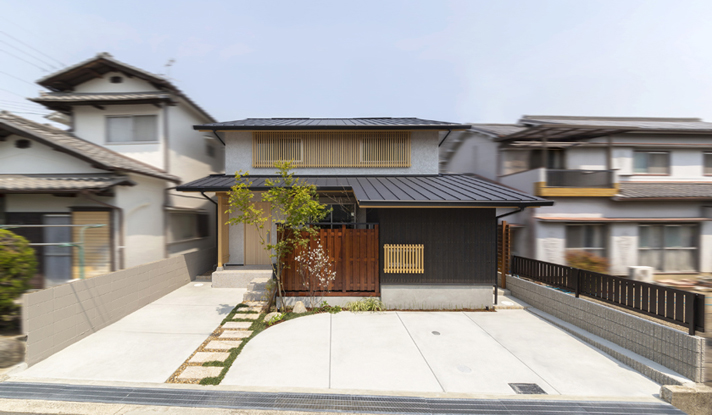 藤井寺市小山藤の里町の家：外観