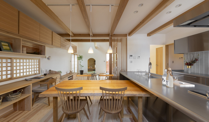 藤井寺市小山藤の里町の家：キッチン