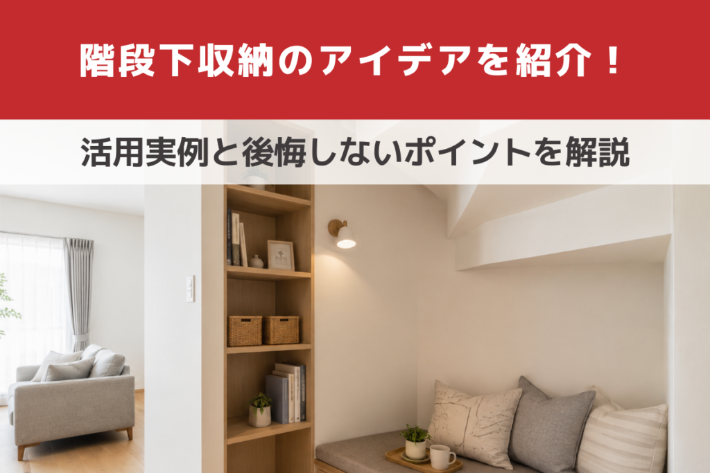 階段下収納のアイデアを紹介！活用実例と後悔しないポイントを解説