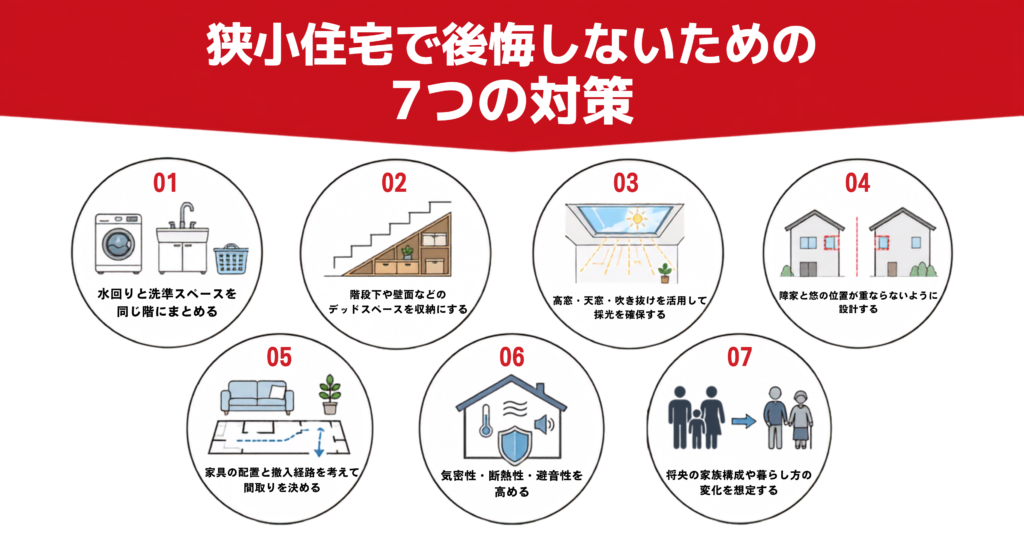 狭小住宅で後悔しないための7つの対策