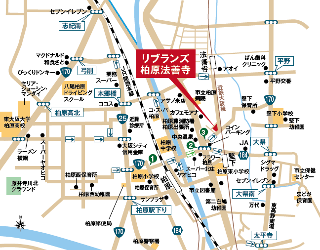現地案内図